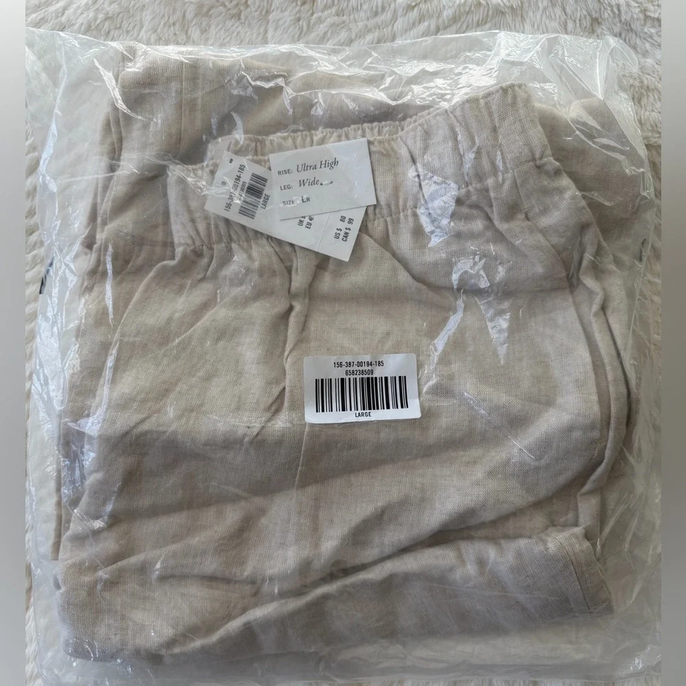 Abercrombie Women’s Linen-Blend Pull On Pant - Picture 2 of 5